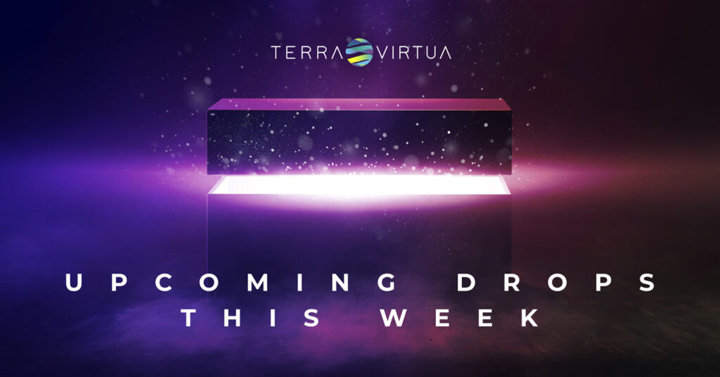 Terra Virtua NFT Drop Schedule NFT Drops NFT Art Drops NFTs Dynamite Entertainment Nitro League Nick Percival