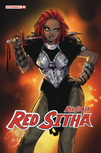 Red Sonja Red Sitha NFT comic book by Mirka Adolfo, Valentina Pinti, Dynamite Entertainment Terra Virtua 1